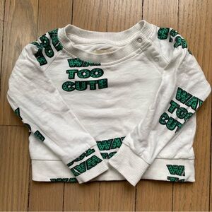 Hugo Loves Tiki Crewneck Sweatshirt Sz 6-12M